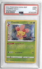 V1086: 2021: CHERRIM-HOLO: SWSH088: PRERELEASE: PSA 9: MINT: 87502268